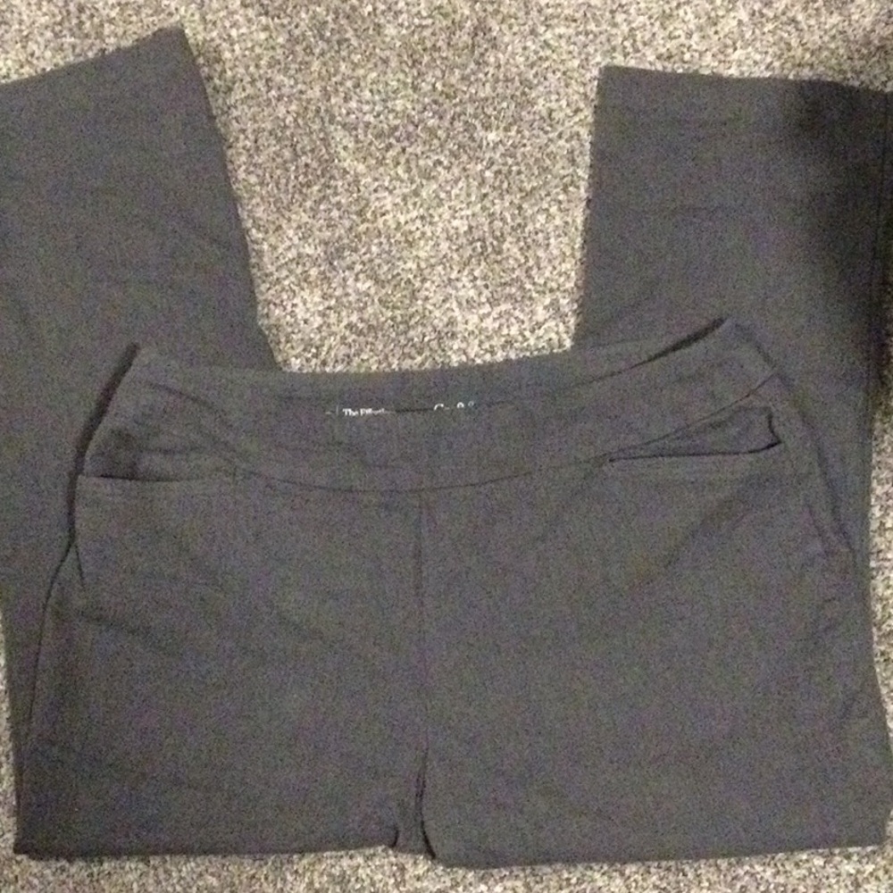 Grey stretch work pant